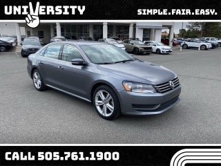 2014 Volkswagen Passat SE w/Sunroof