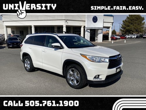 2016 Toyota Highlander Limited Platinum V6