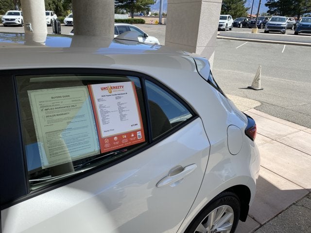 2025 Toyota Corolla Hatchback SE